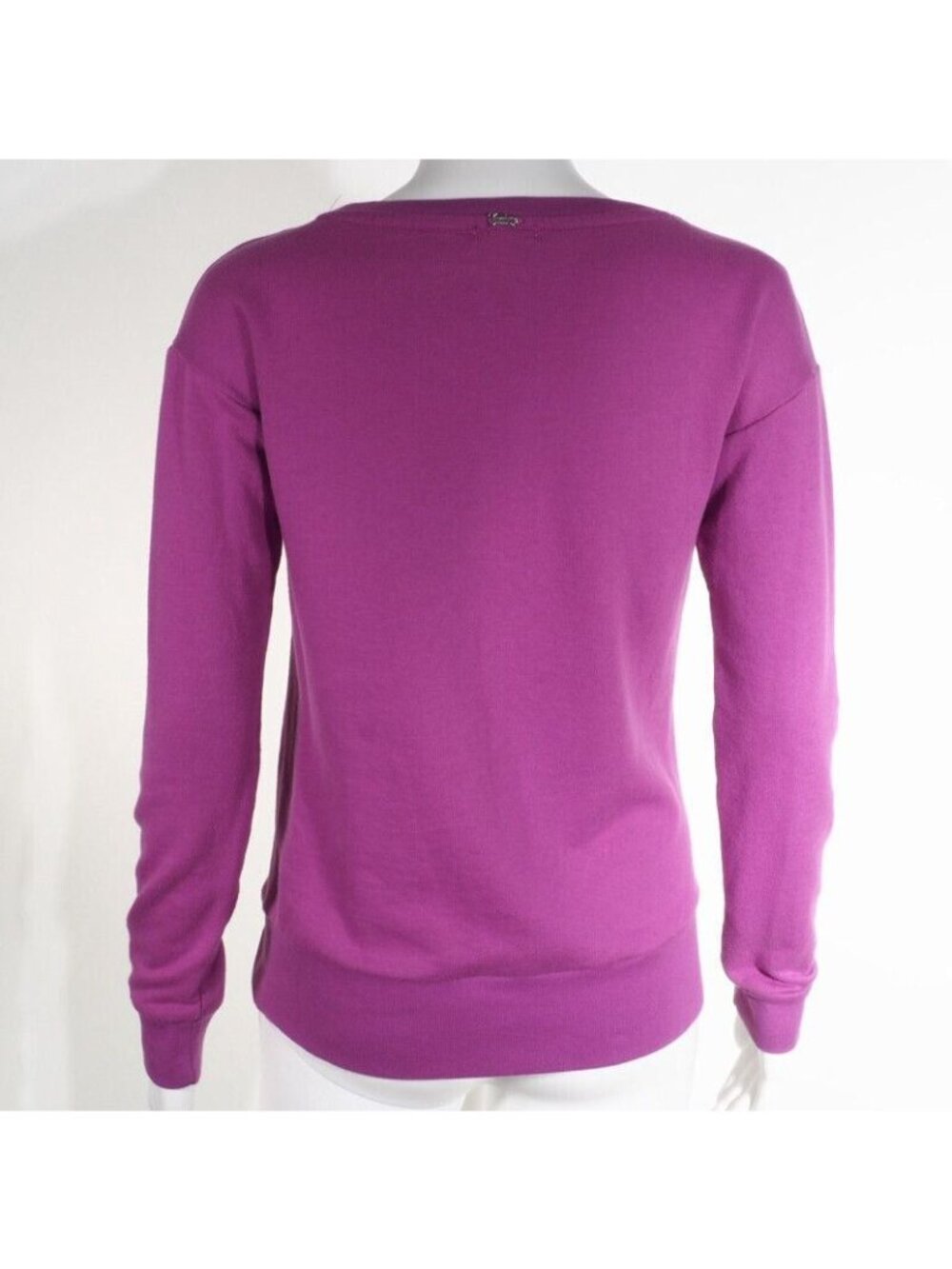 Juicy Couture Womens Purple "What Ever" Sweater Size S Cotton Blend - Picture 6 of 10